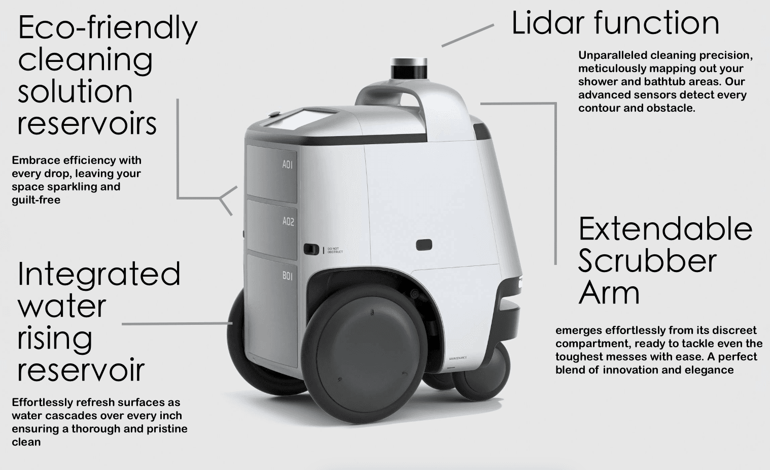 tubbot features